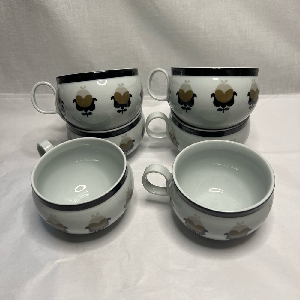 Block Vista Alegre Allspice Floral Pattern Tea or coffee cups(6)